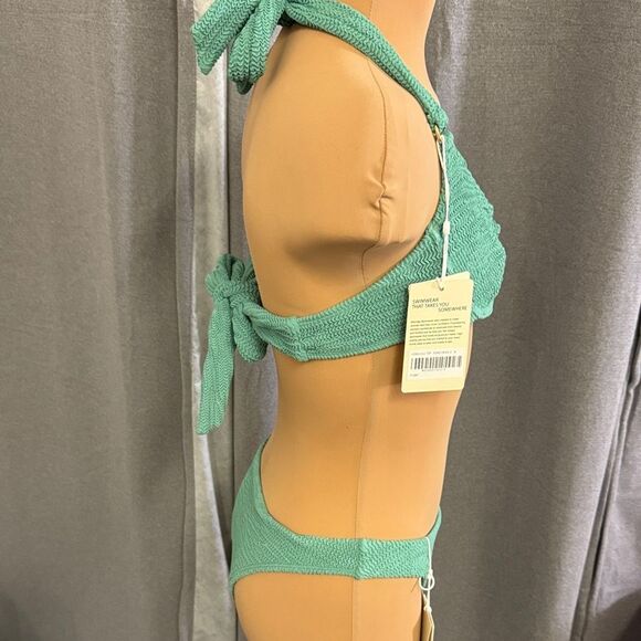 Monday Green Halter Bikini Set - Picture 13 of 14